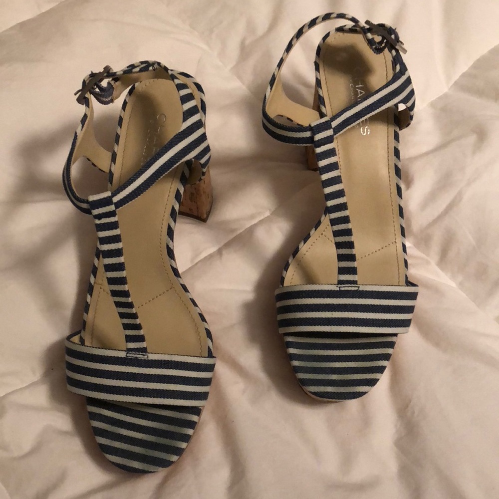 Charles David stripe heels
